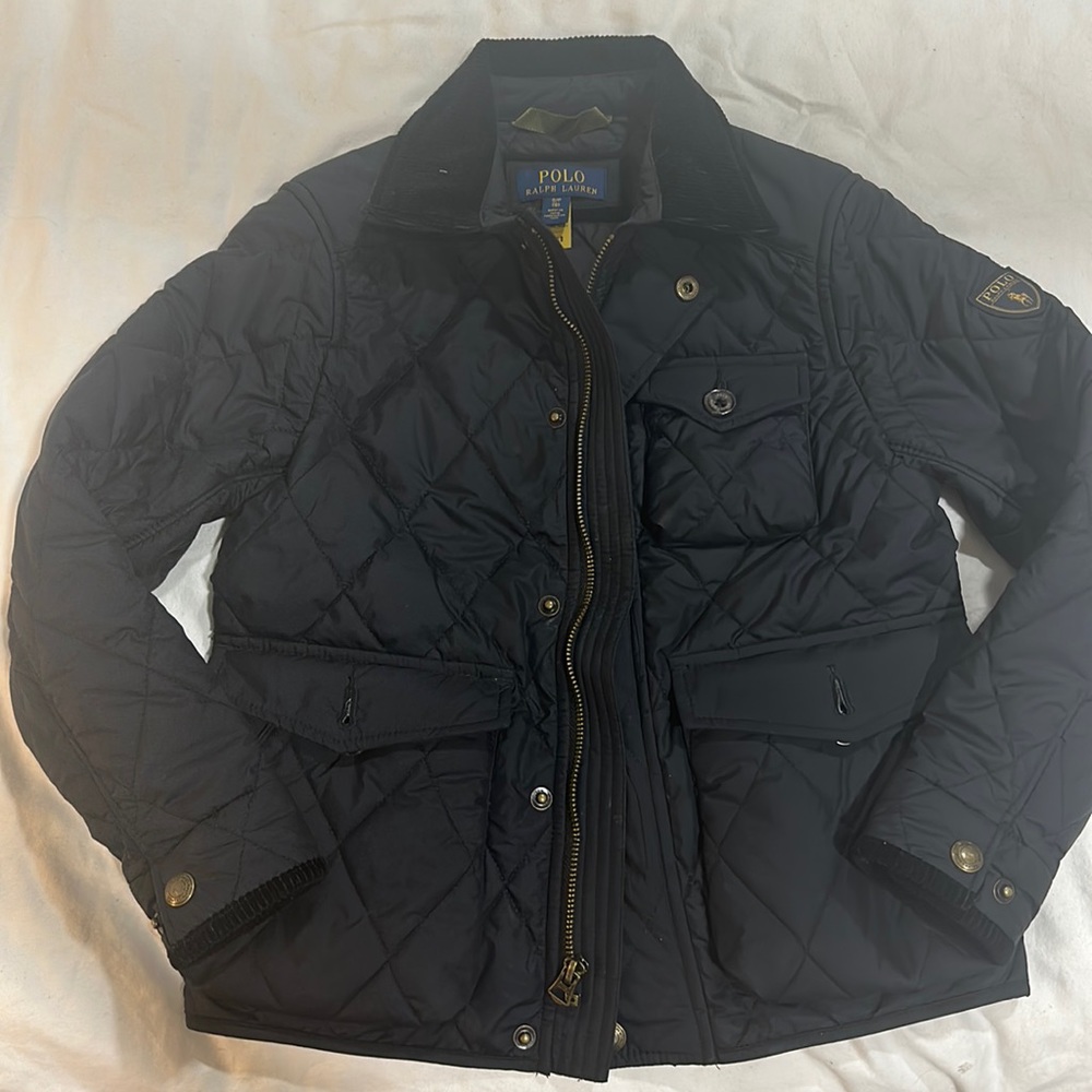 Boys size 8 gently used Ralph Lauren coat